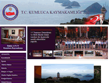 Tablet Screenshot of kumluca.gov.tr